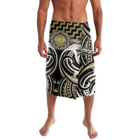 Aotearoa Waikato Tainui Personalised Lavalava Maori Iwi Poutama Puhoro Tattoo LT14 Old Yellow - Polynesian Pride