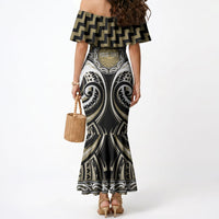 Aotearoa Waikato Tainui Personalised Mermaid Dress Maori Iwi Poutama Puhoro Tattoo LT14 - Polynesian Pride