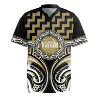 Aotearoa Waikato Tainui Personalised Rugby Jersey Maori Iwi Poutama Puhoro Tattoo LT14 Old Yellow - Polynesian Pride