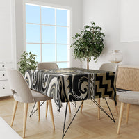 Aotearoa Waikato Tainui Tablecloth Maori Iwi Poutama Puhoro Tattoo LT14 - Polynesian Pride