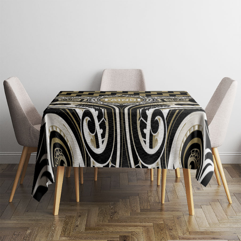 Aotearoa Waikato Tainui Tablecloth Maori Iwi Poutama Puhoro Tattoo LT14 - Polynesian Pride