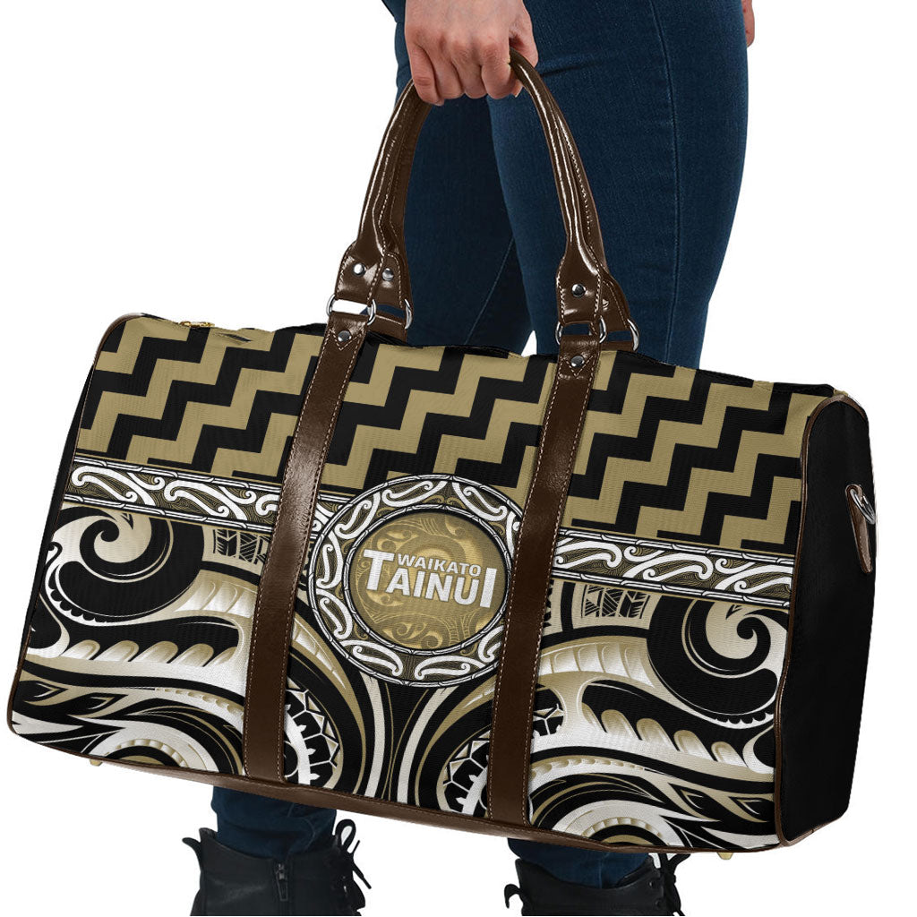 Aotearoa Waikato Tainui Travel Bag Maori Iwi Poutama Puhoro Tattoo LT14 - Polynesian Pride