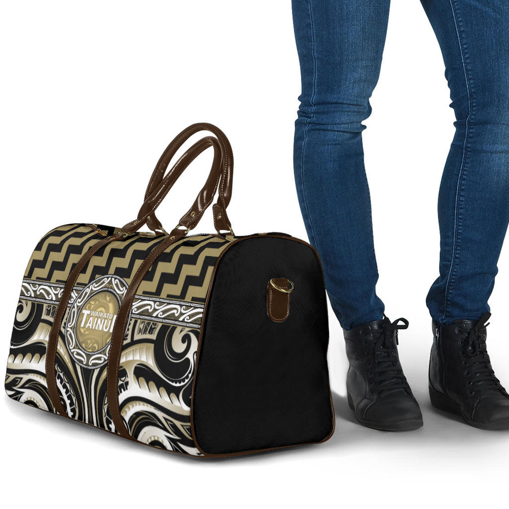 Aotearoa Waikato Tainui Travel Bag Maori Iwi Poutama Puhoro Tattoo LT14 - Polynesian Pride
