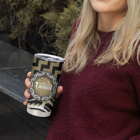 Aotearoa Waikato Tainui Personalised Tumbler Cup Maori Iwi Poutama Puhoro Tattoo LT14 - Polynesian Pride