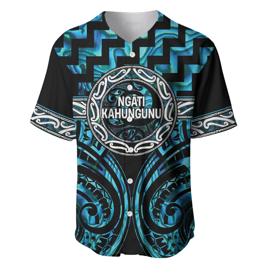 Aotearoa Ngati Kahungunu Personalised Baseball Jersey Maori Iwi Poutama Puhoro Tattoo LT14 Turquoise - Polynesian Pride