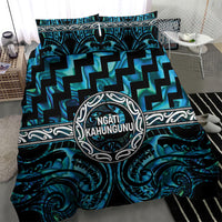 Aotearoa Ngati Kahungunu Bedding Set Maori Iwi Poutama Puhoro Tattoo LT14 - Polynesian Pride