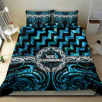 Aotearoa Ngati Kahungunu Bedding Set Maori Iwi Poutama Puhoro Tattoo LT14 - Polynesian Pride