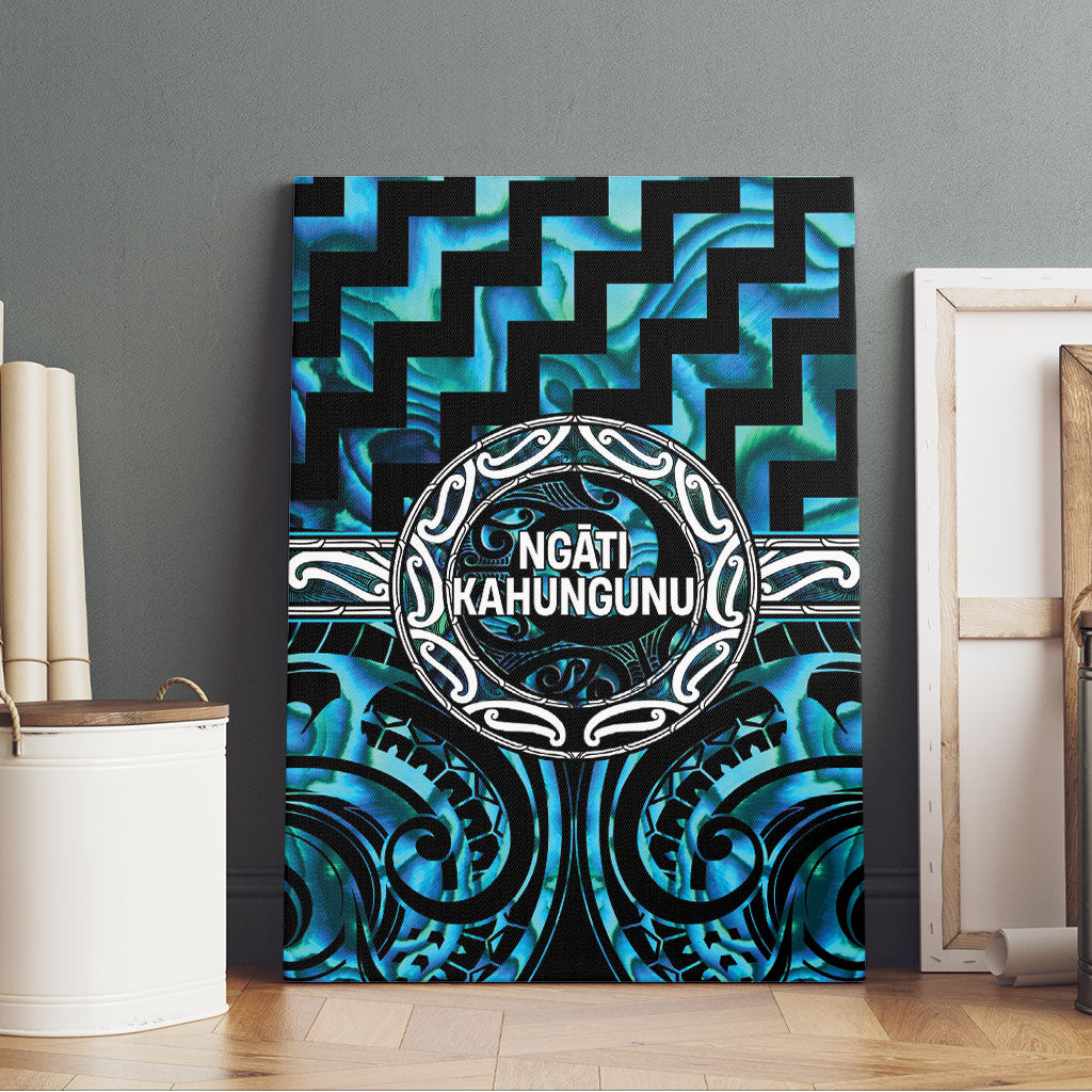 Aotearoa Ngati Kahungunu Canvas Wall Art Maori Iwi Poutama Puhoro Tattoo LT14 - Polynesian Pride