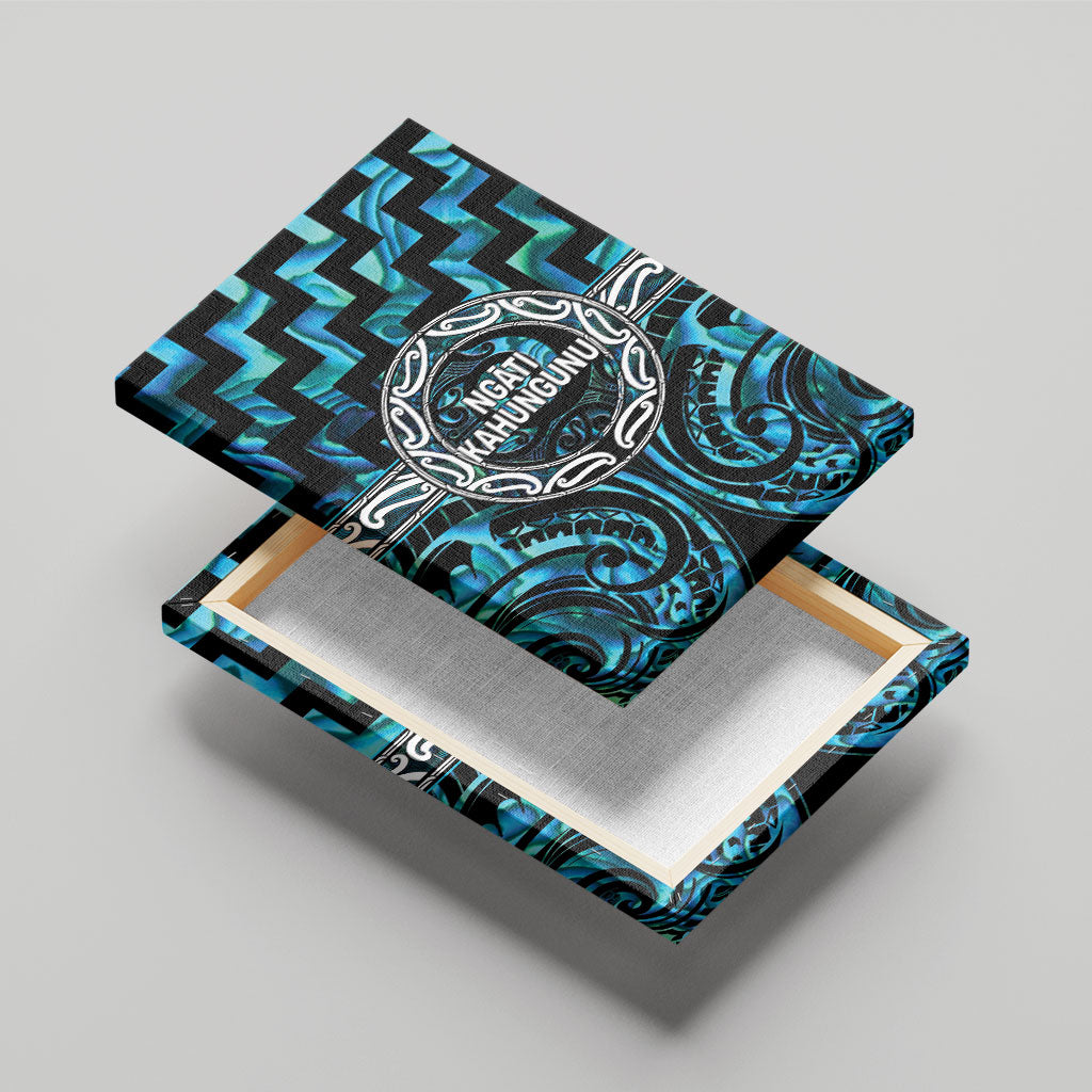 Aotearoa Ngati Kahungunu Canvas Wall Art Maori Iwi Poutama Puhoro Tattoo LT14 - Polynesian Pride