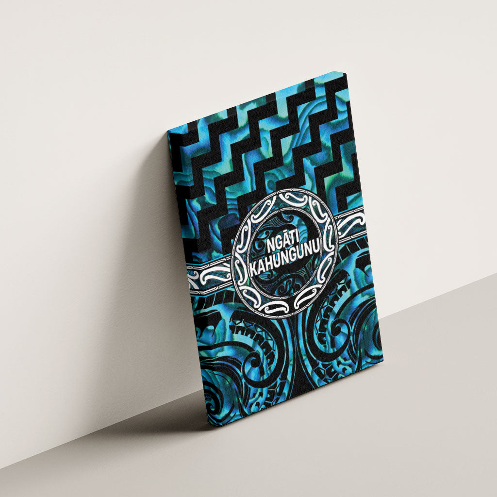 Aotearoa Ngati Kahungunu Canvas Wall Art Maori Iwi Poutama Puhoro Tattoo LT14 - Polynesian Pride