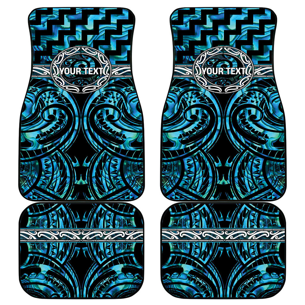Aotearoa Ngati Kahungunu Personalised Car Mats Maori Iwi Poutama Puhoro Tattoo LT14 - Polynesian Pride