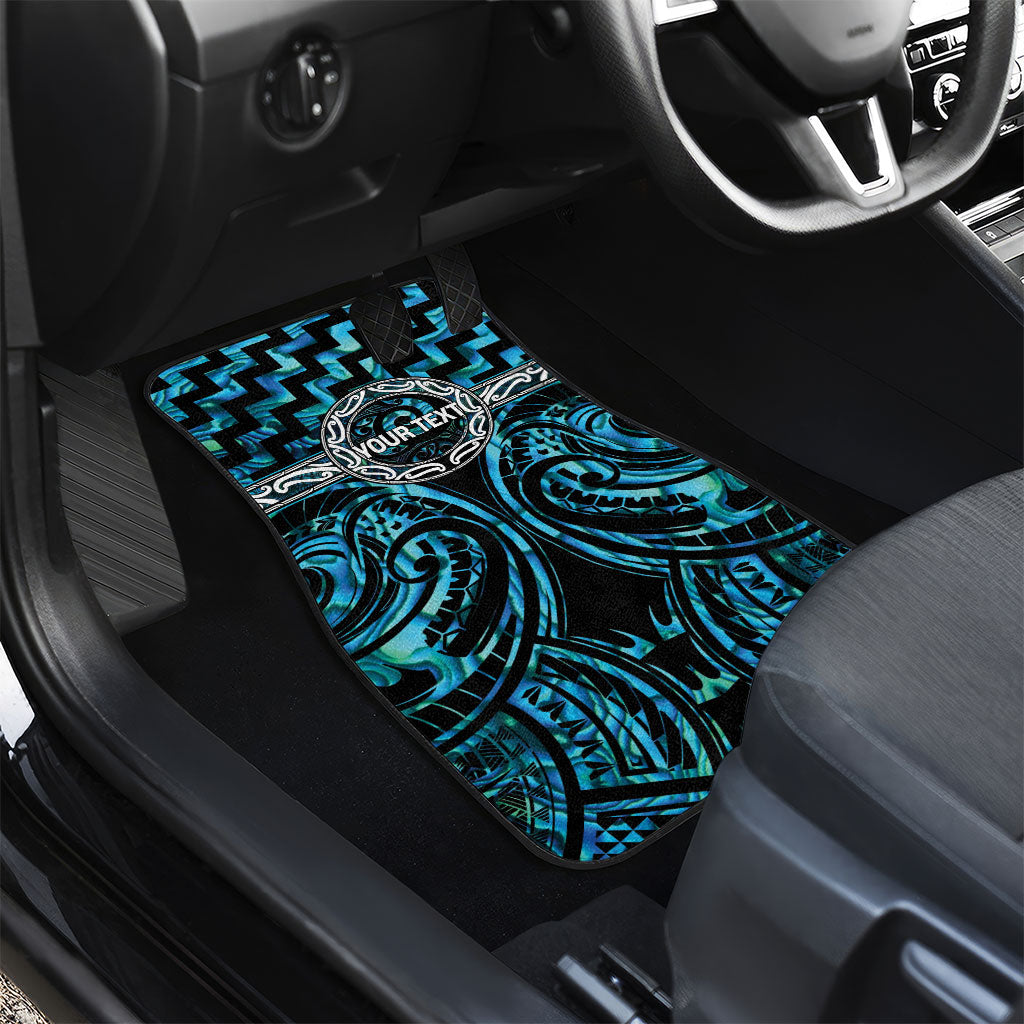 Aotearoa Ngati Kahungunu Personalised Car Mats Maori Iwi Poutama Puhoro Tattoo LT14 - Polynesian Pride