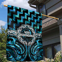 Aotearoa Ngati Kahungunu Garden Flag Maori Iwi Poutama Puhoro Tattoo LT14 - Polynesian Pride