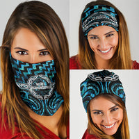 Aotearoa Ngati Kahungunu Neck Gaiter Maori Iwi Poutama Puhoro Tattoo LT14 - Polynesian Pride