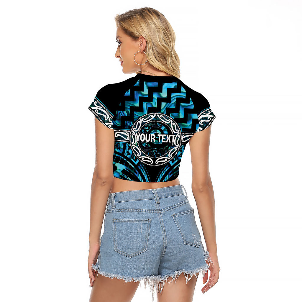 Aotearoa Ngati Kahungunu Personalised Raglan Cropped T Shirt Maori Iwi Poutama Puhoro Tattoo LT14 - Polynesian Pride