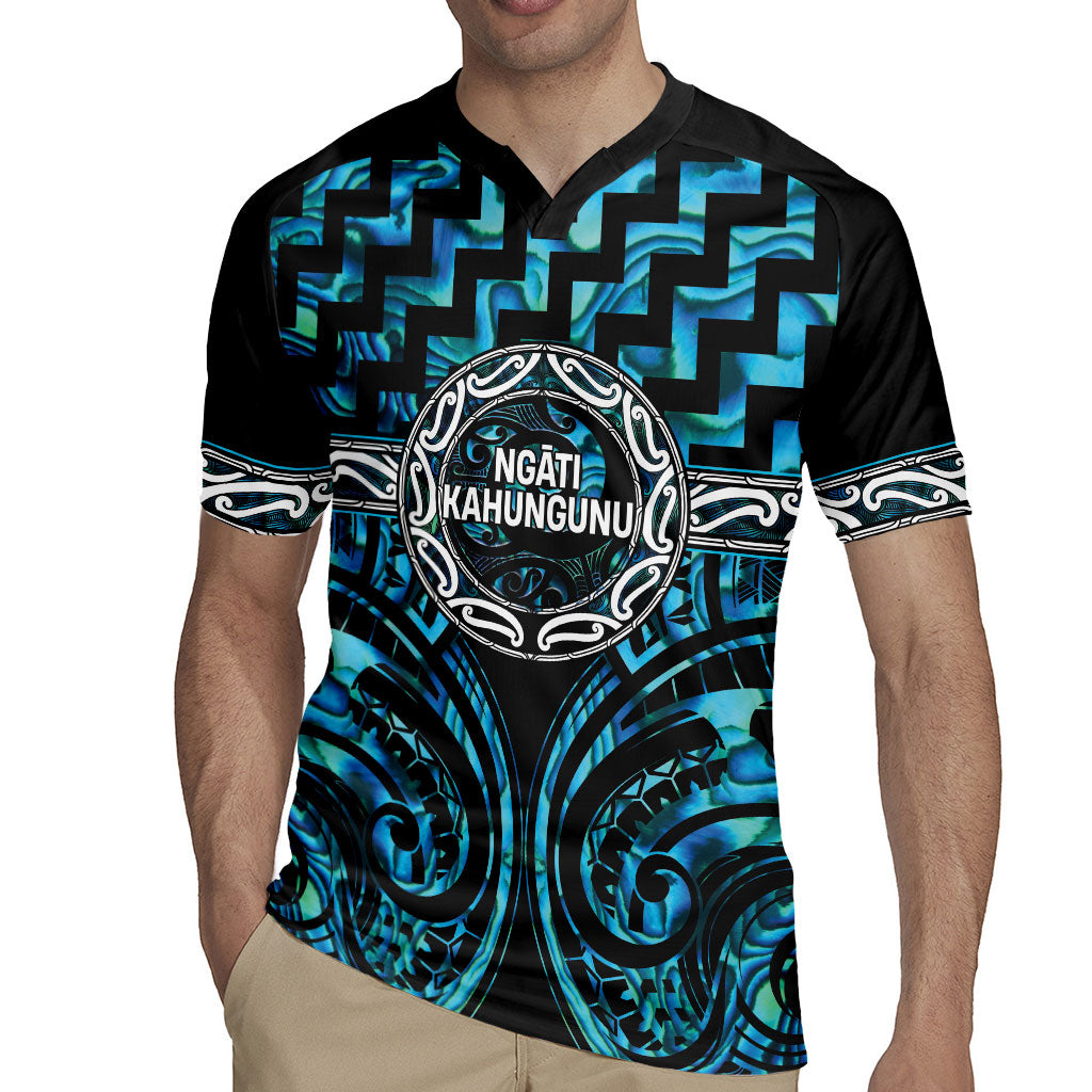 Aotearoa Ngati Kahungunu Personalised Rugby Jersey Maori Iwi Poutama Puhoro Tattoo LT14 - Polynesian Pride