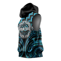 Aotearoa Ngati Kahungunu Personalised Sleeveless Hoodie Maori Iwi Poutama Puhoro Tattoo LT14 - Polynesian Pride