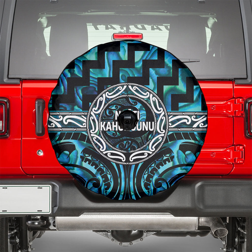 Aotearoa Ngati Kahungunu Spare Tire Cover Maori Iwi Poutama Puhoro Tattoo LT14 - Polynesian Pride