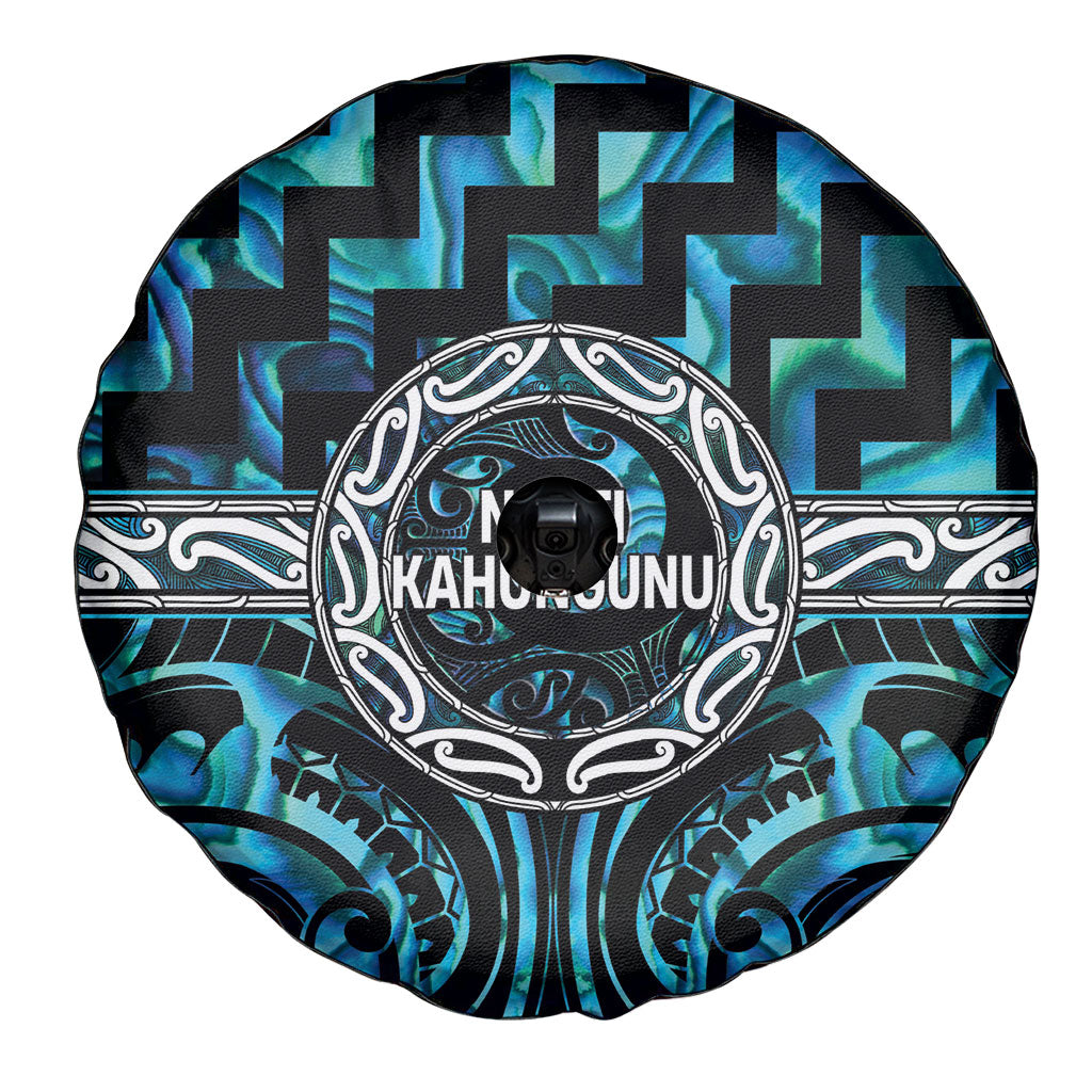 Aotearoa Ngati Kahungunu Spare Tire Cover Maori Iwi Poutama Puhoro Tattoo LT14 - Polynesian Pride