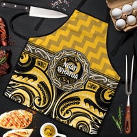 Aotearoa Ngati Whatua Apron Maori Iwi Poutama Puhoro Tattoo LT14 Yellow - Polynesian Pride