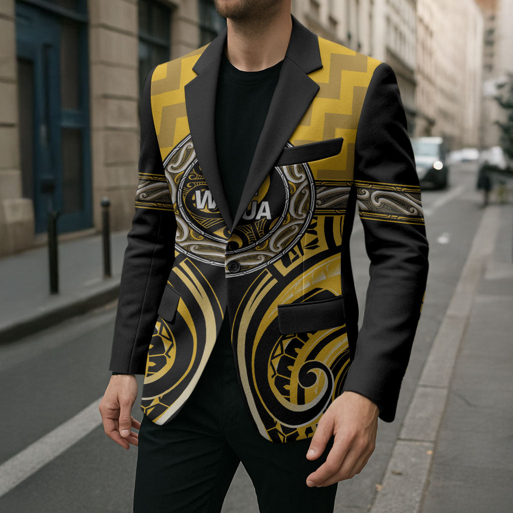 Aotearoa Ngati Whatua Personalised Blazer Maori Iwi Poutama Puhoro Tattoo LT14 - Polynesian Pride