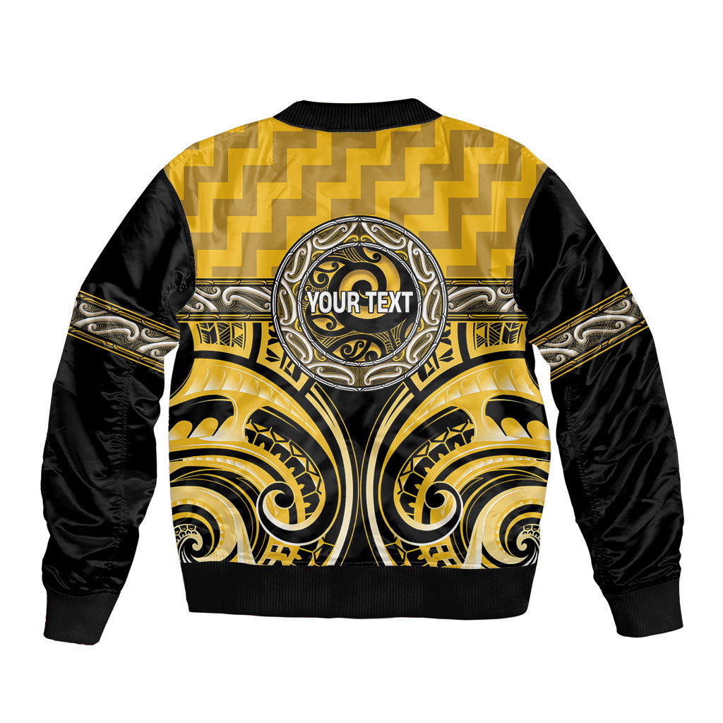Aotearoa Ngati Whatua Personalised Bomber Jacket Maori Iwi Poutama Puhoro Tattoo LT14 - Polynesian Pride