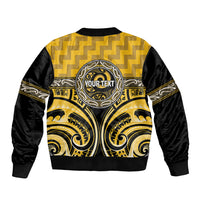 Aotearoa Ngati Whatua Personalised Bomber Jacket Maori Iwi Poutama Puhoro Tattoo LT14 - Polynesian Pride