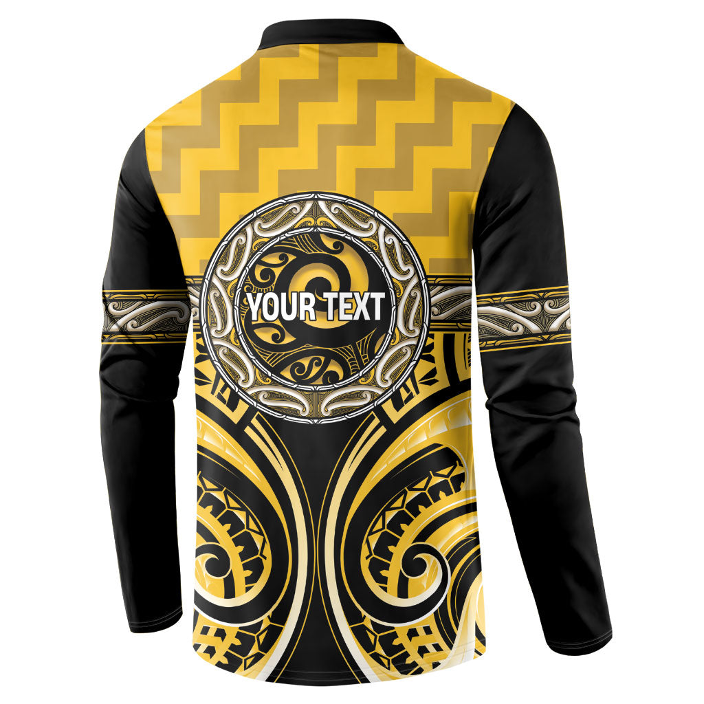 Aotearoa Ngati Whatua Personalised Button Sweatshirt Maori Iwi Poutama Puhoro Tattoo LT14 - Polynesian Pride
