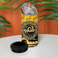 Aotearoa Ngati Whatua Personalised 4 in 1 Can Cooler Tumbler Maori Iwi Poutama Puhoro Tattoo LT14 - Polynesian Pride