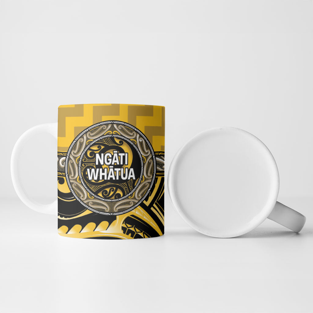 Aotearoa Ngati Whatua Personalised Ceramic Mug Maori Iwi Poutama Puhoro Tattoo LT14 - Polynesian Pride