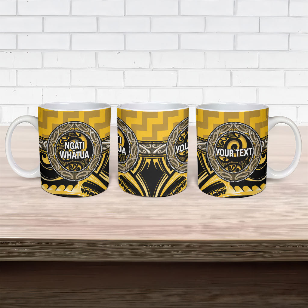 Aotearoa Ngati Whatua Personalised Ceramic Mug Maori Iwi Poutama Puhoro Tattoo LT14 - Polynesian Pride