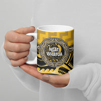 Aotearoa Ngati Whatua Personalised Ceramic Mug Maori Iwi Poutama Puhoro Tattoo LT14 - Polynesian Pride