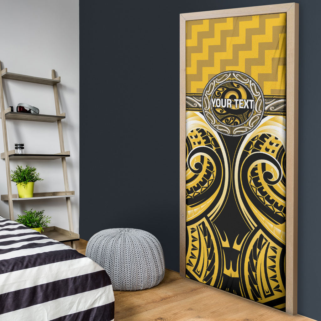 Aotearoa Ngati Whatua Personalised Door Cover Maori Iwi Poutama Puhoro Tattoo LT14 - Polynesian Pride