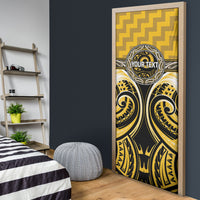Aotearoa Ngati Whatua Personalised Door Cover Maori Iwi Poutama Puhoro Tattoo LT14 - Polynesian Pride