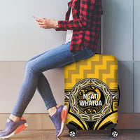 Aotearoa Ngati Whatua Luggage Cover Maori Iwi Poutama Puhoro Tattoo LT14 - Polynesian Pride