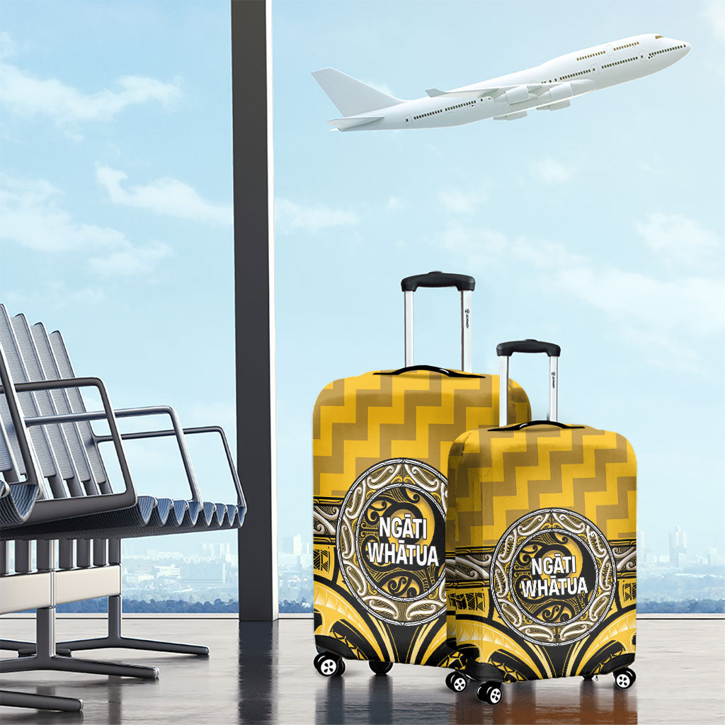 Aotearoa Ngati Whatua Luggage Cover Maori Iwi Poutama Puhoro Tattoo LT14 - Polynesian Pride