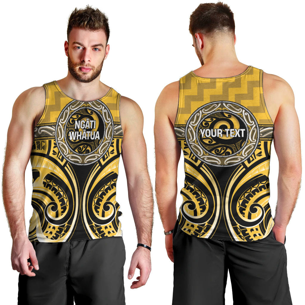Aotearoa Ngati Whatua Personalised Men Tank Top Maori Iwi Poutama Puhoro Tattoo LT14 - Polynesian Pride