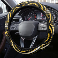 Aotearoa Ngati Whatua Steering Wheel Cover Maori Iwi Poutama Puhoro Tattoo LT14 - Polynesian Pride