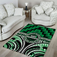 Aotearoa Ngati Maniapoto Area Rug Maori Iwi Poutama Puhoro Tattoo LT14 - Polynesian Pride