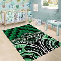 Aotearoa Ngati Maniapoto Area Rug Maori Iwi Poutama Puhoro Tattoo LT14 - Polynesian Pride