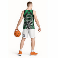 Aotearoa Ngati Maniapoto Personalised Basketball Jersey Maori Iwi Poutama Puhoro Tattoo LT14 - Polynesian Pride