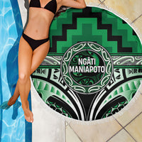 Aotearoa Ngati Maniapoto Beach Blanket Maori Iwi Poutama Puhoro Tattoo LT14 - Polynesian Pride