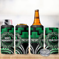 Aotearoa Ngati Maniapoto Personalised 4 in 1 Can Cooler Tumbler Maori Iwi Poutama Puhoro Tattoo LT14 - Polynesian Pride