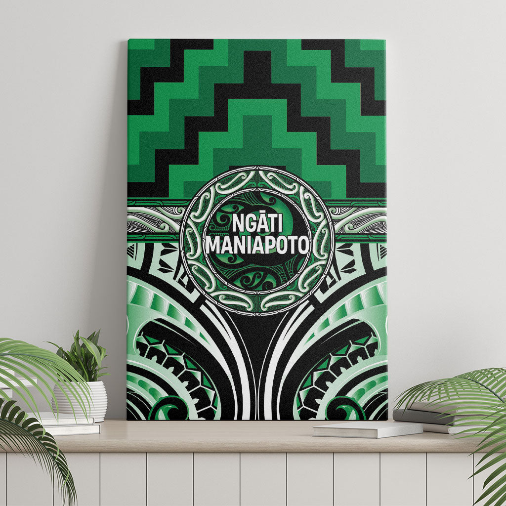 Aotearoa Ngati Maniapoto Canvas Wall Art Maori Iwi Poutama Puhoro Tattoo LT14 - Polynesian Pride