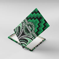 Aotearoa Ngati Maniapoto Canvas Wall Art Maori Iwi Poutama Puhoro Tattoo LT14 With Frame Green - Polynesian Pride
