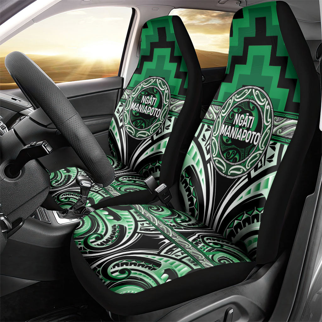 Aotearoa Ngati Maniapoto Car Seat Cover Maori Iwi Poutama Puhoro Tattoo LT14 - Polynesian Pride