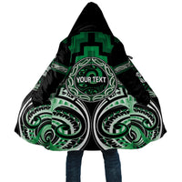 Aotearoa Ngati Maniapoto Personalised Cloak Maori Iwi Poutama Puhoro Tattoo LT14 Unisex Green - Polynesian Pride
