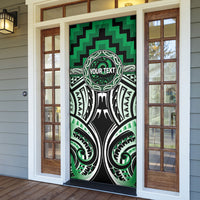 Aotearoa Ngati Maniapoto Personalised Door Cover Maori Iwi Poutama Puhoro Tattoo LT14 - Polynesian Pride