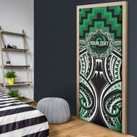 Aotearoa Ngati Maniapoto Personalised Door Cover Maori Iwi Poutama Puhoro Tattoo LT14 - Polynesian Pride