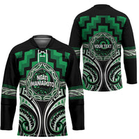 Aotearoa Ngati Maniapoto Personalised Hockey Jersey Maori Iwi Poutama Puhoro Tattoo LT14 - Polynesian Pride